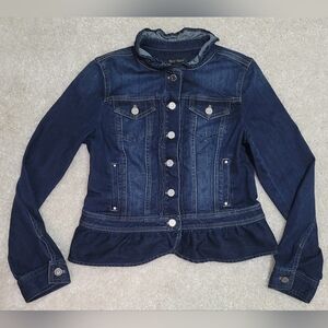 White House Black Market Indigo Denim Jacket